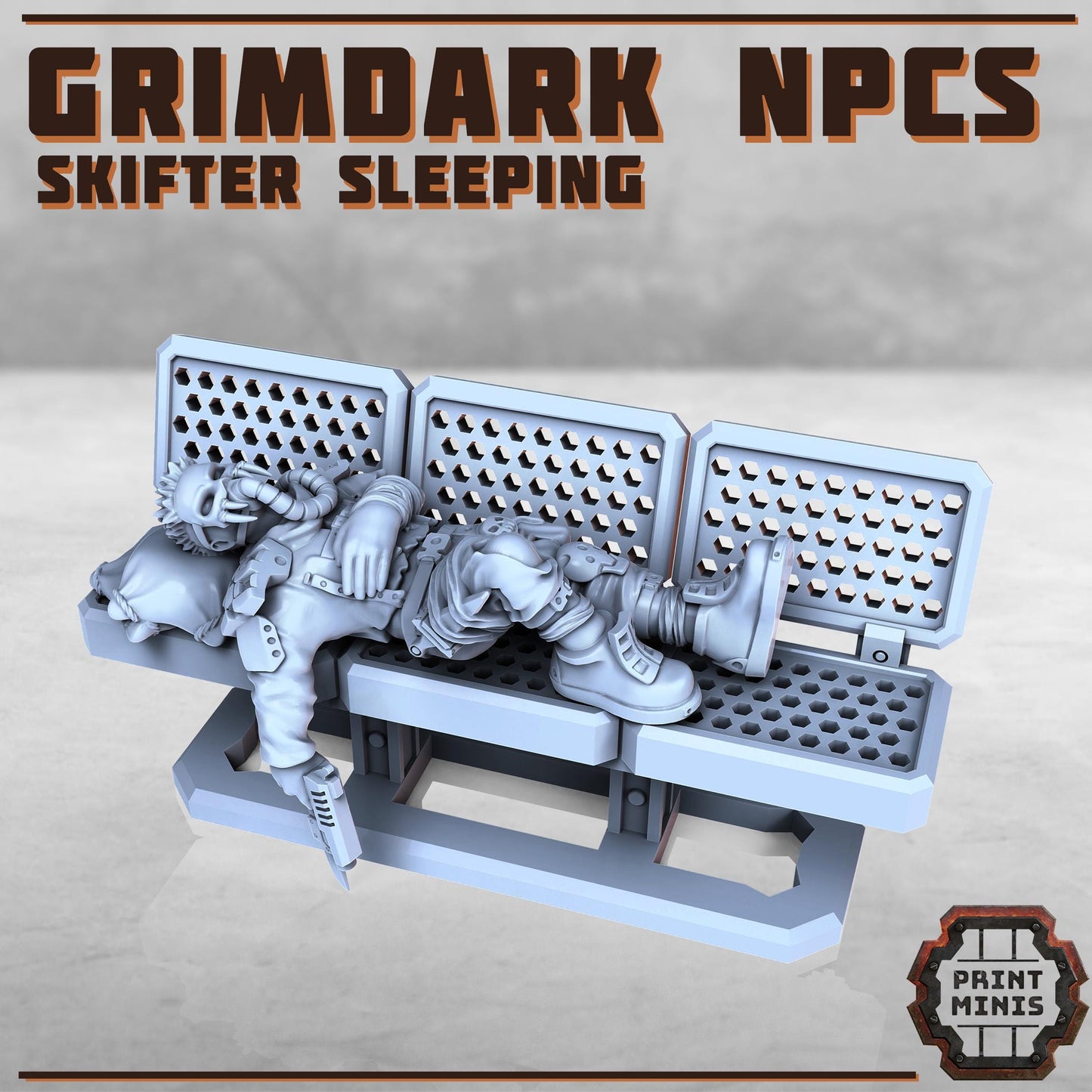 Grimdark NPCs Kit -  Sci-Fi Grimdark Civilians by Print Minis
