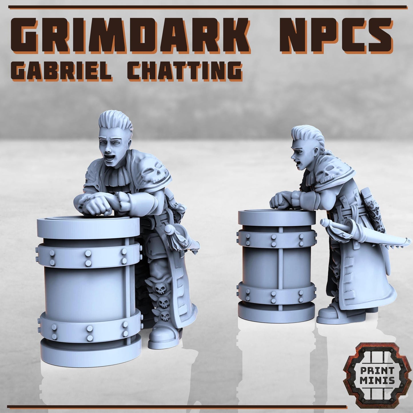 Grimdark NPCs Kit -  Sci-Fi Grimdark Civilians by Print Minis