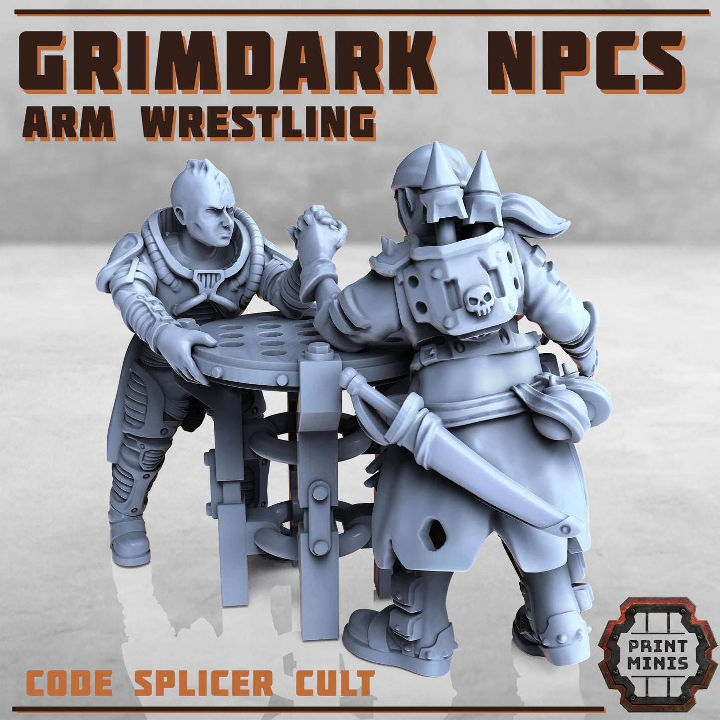 Grimdark NPCs Kit -  Sci-Fi Grimdark Civilians by Print Minis