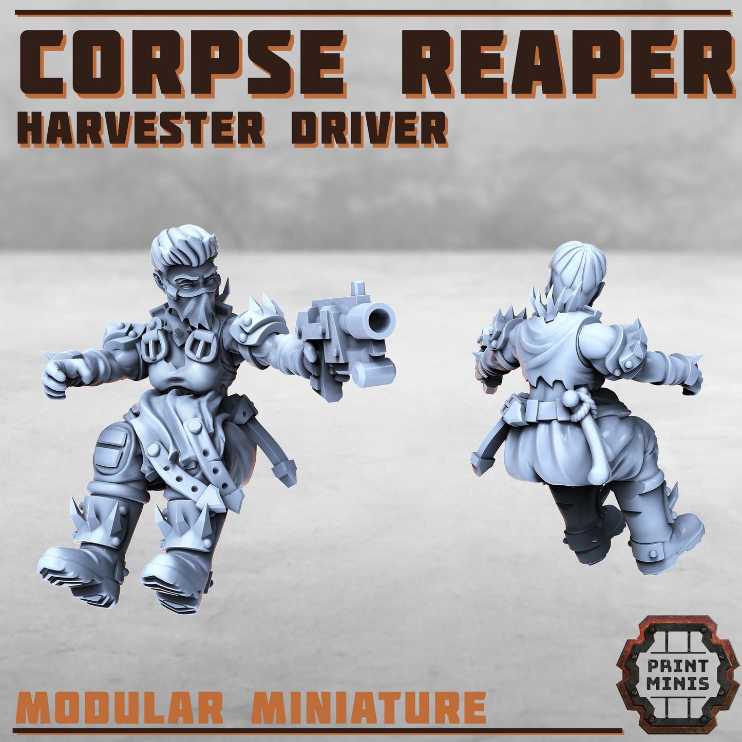 The Harvester Truck - Corpse Harvester Cult -  Sci-Fi Grimdark Gang by Print Minis