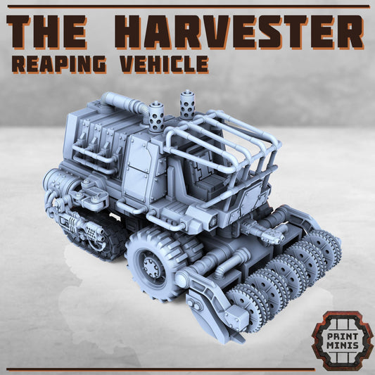 The Harvester Truck - Corpse Harvester Cult -  Sci-Fi Grimdark Gang by Print Minis