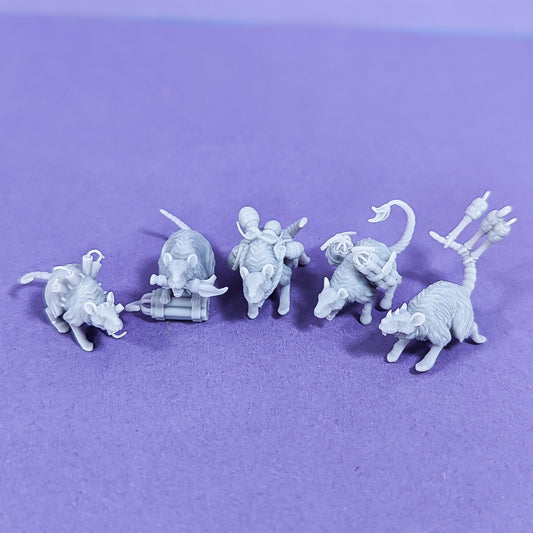 War Rats - Purifier Gang pets - Sci-Fi Grimdark Splicers