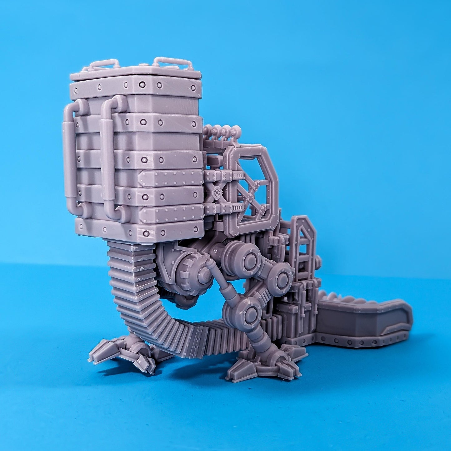 Harvester Bot with drivers - Corpse Harvester Cult -  Sci-Fi Grimdark Gang by Print Minis