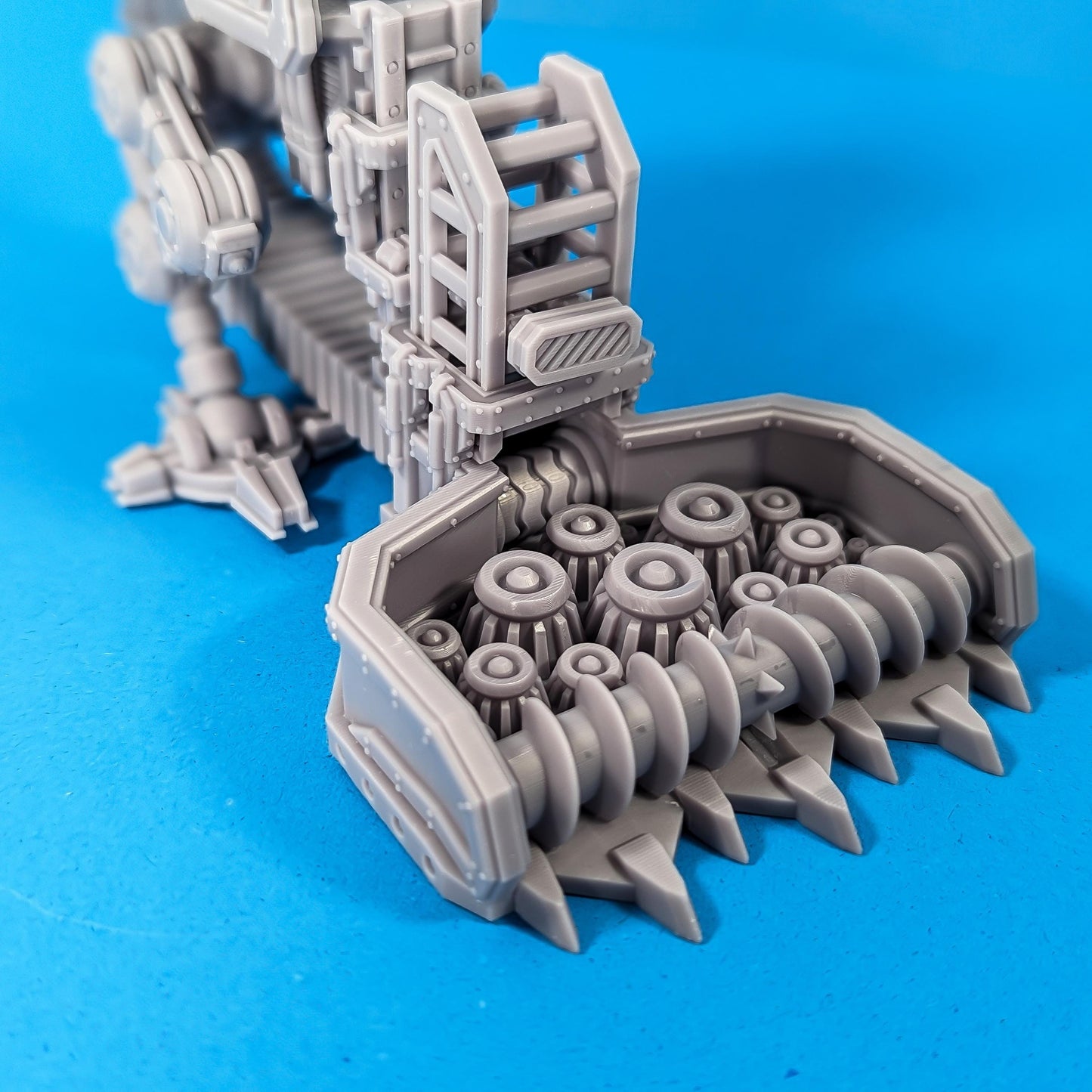 Harvester Bot with drivers - Corpse Harvester Cult -  Sci-Fi Grimdark Gang by Print Minis