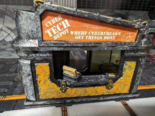 Market Vendor Stalls (interior details) - Sci-Fi City Skirmish Wargaming Terrain by Print Minis