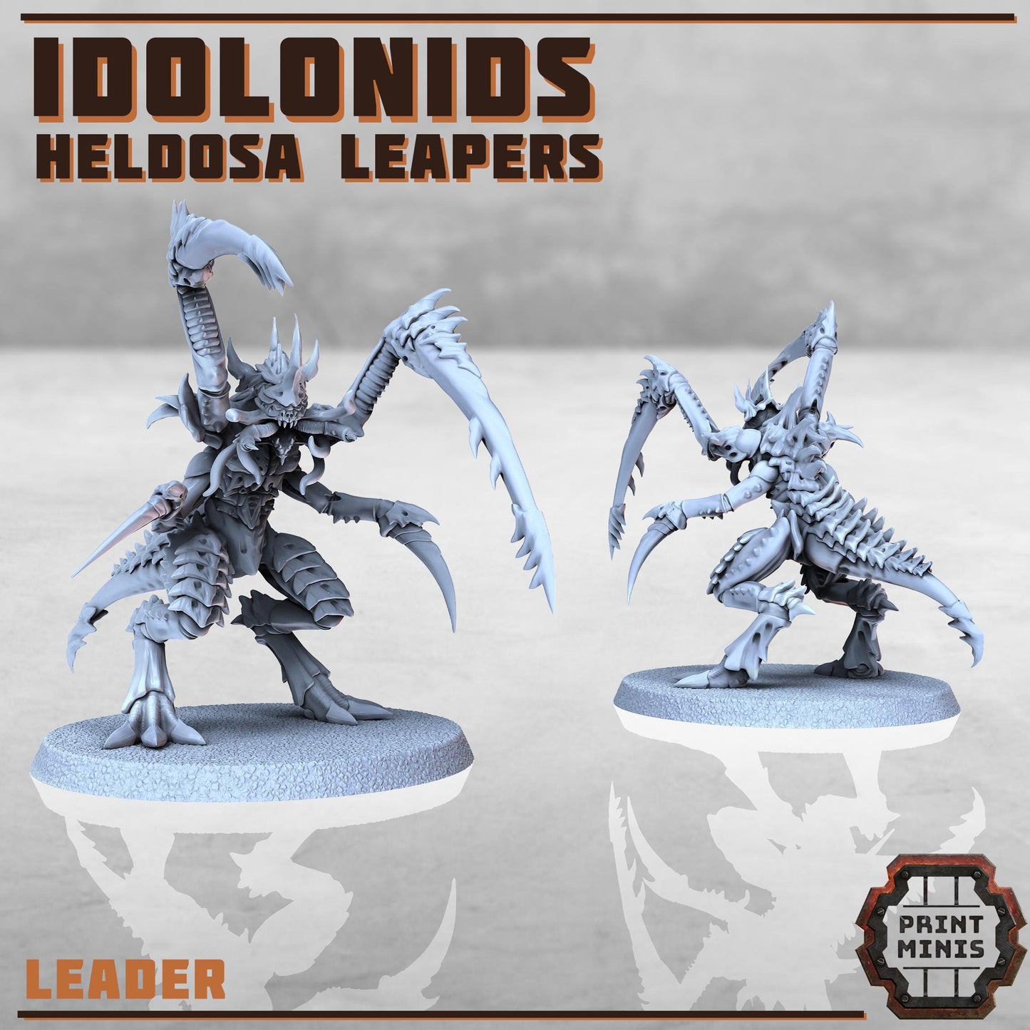 Idolonids - Heldosa Leapers - Sci-Fi Grimdark Bug aliens by Print Minis