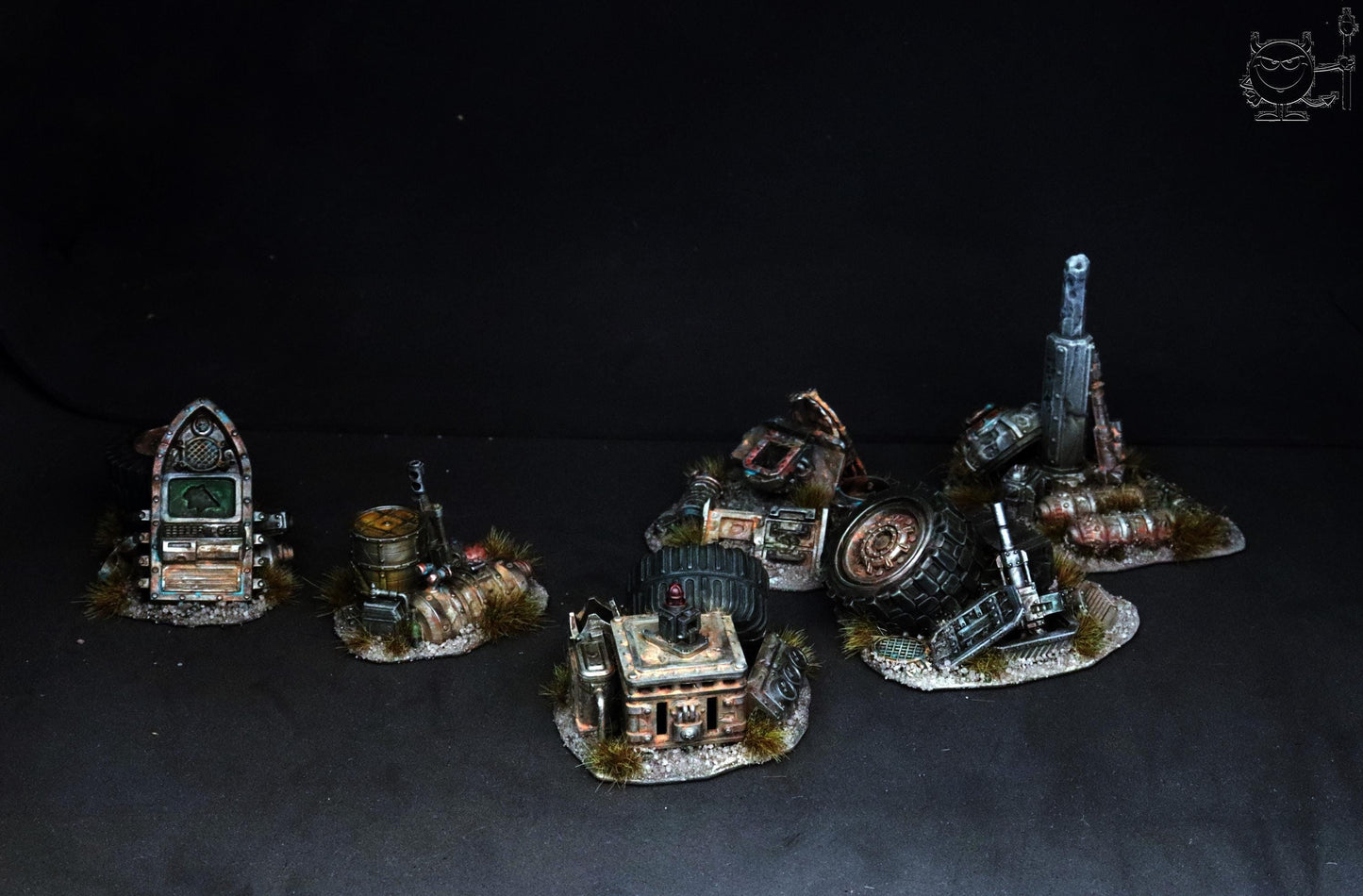 Industrial Trash Piles - Sci-Fi Space Industrial Terrain by Print Minis