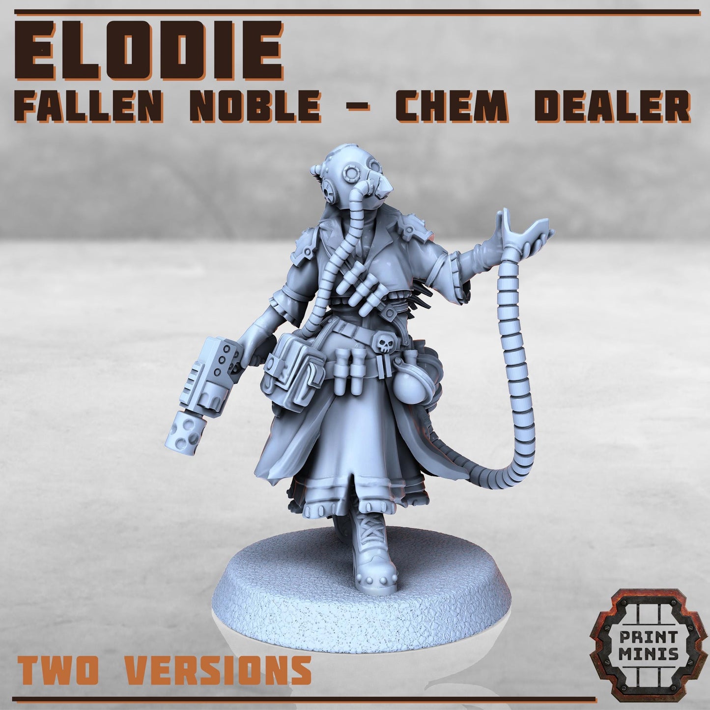 Elodie - Chem Dealer -  Sci-Fi Grimdark Mercenaries by Print Minis