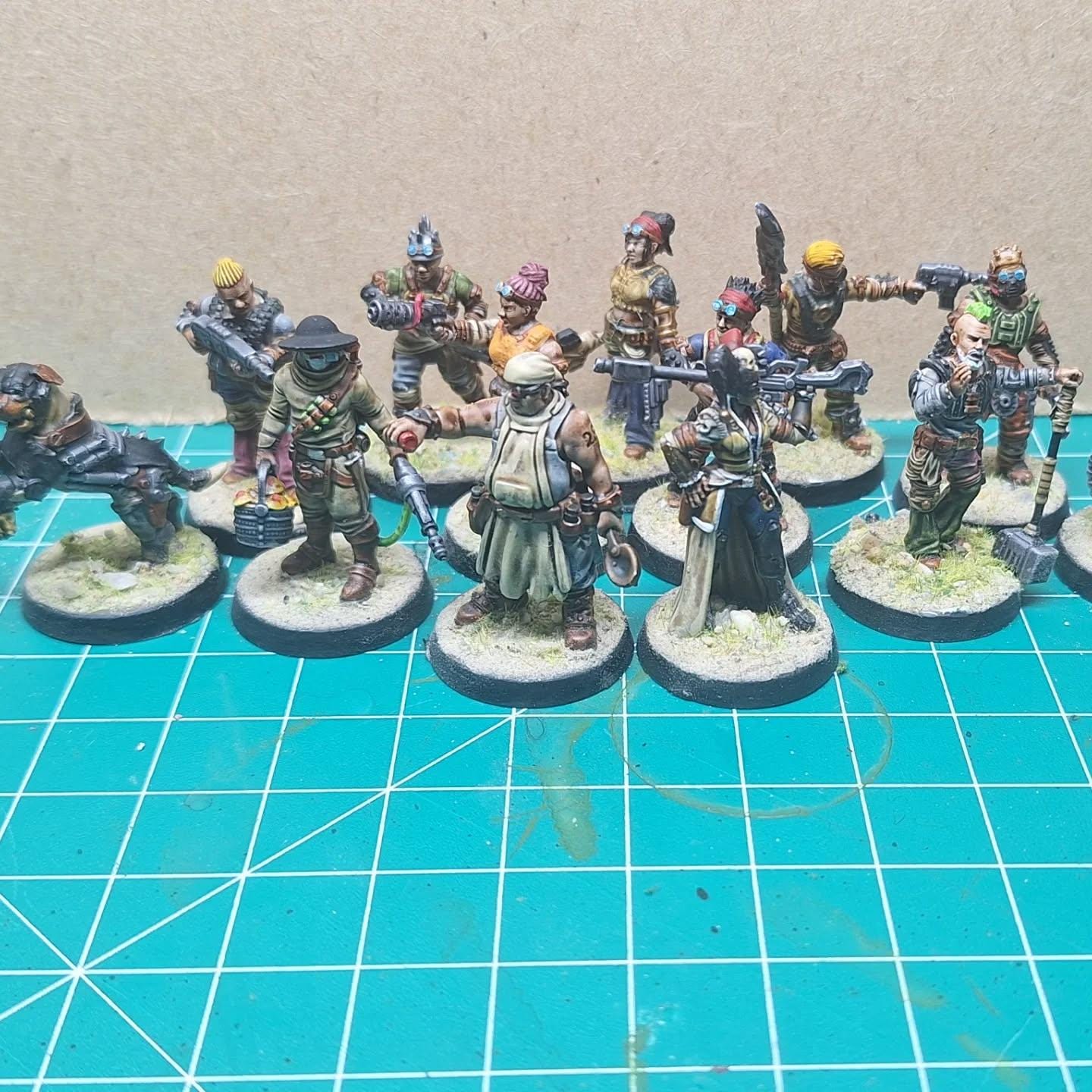 Outlaw Gang Expansion - Outcast Gangers - Sci-Fi Grimdark Mercenaries by Print Minis