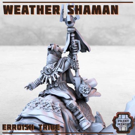 Weather Shaman - Erroish People - Sci-Fi Grimdark Mercenaries by Print Minis
