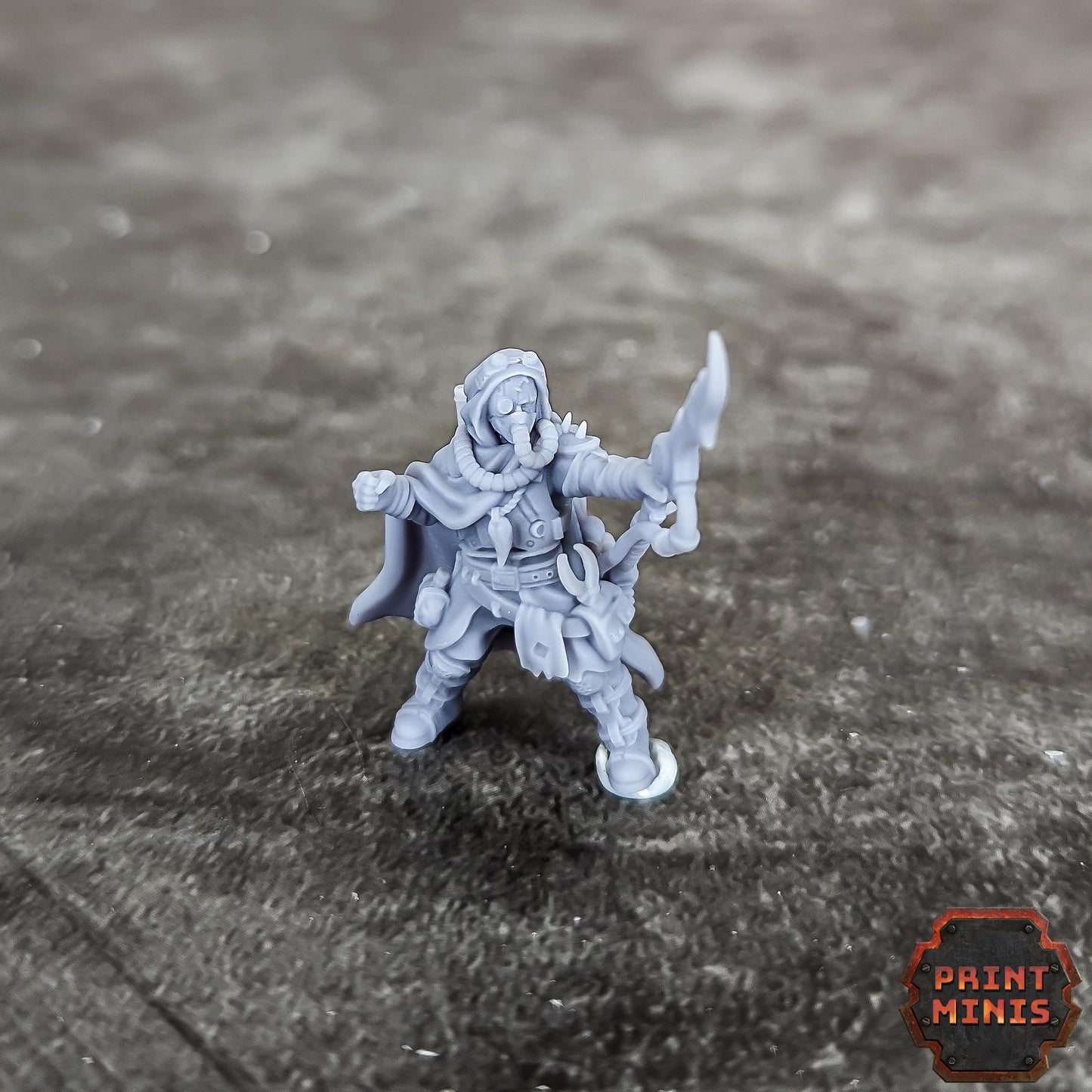 Erroish Beast Trainer and Sand Sprinters -  Sci-Fi Grimdark Mercenaries by Print Minis
