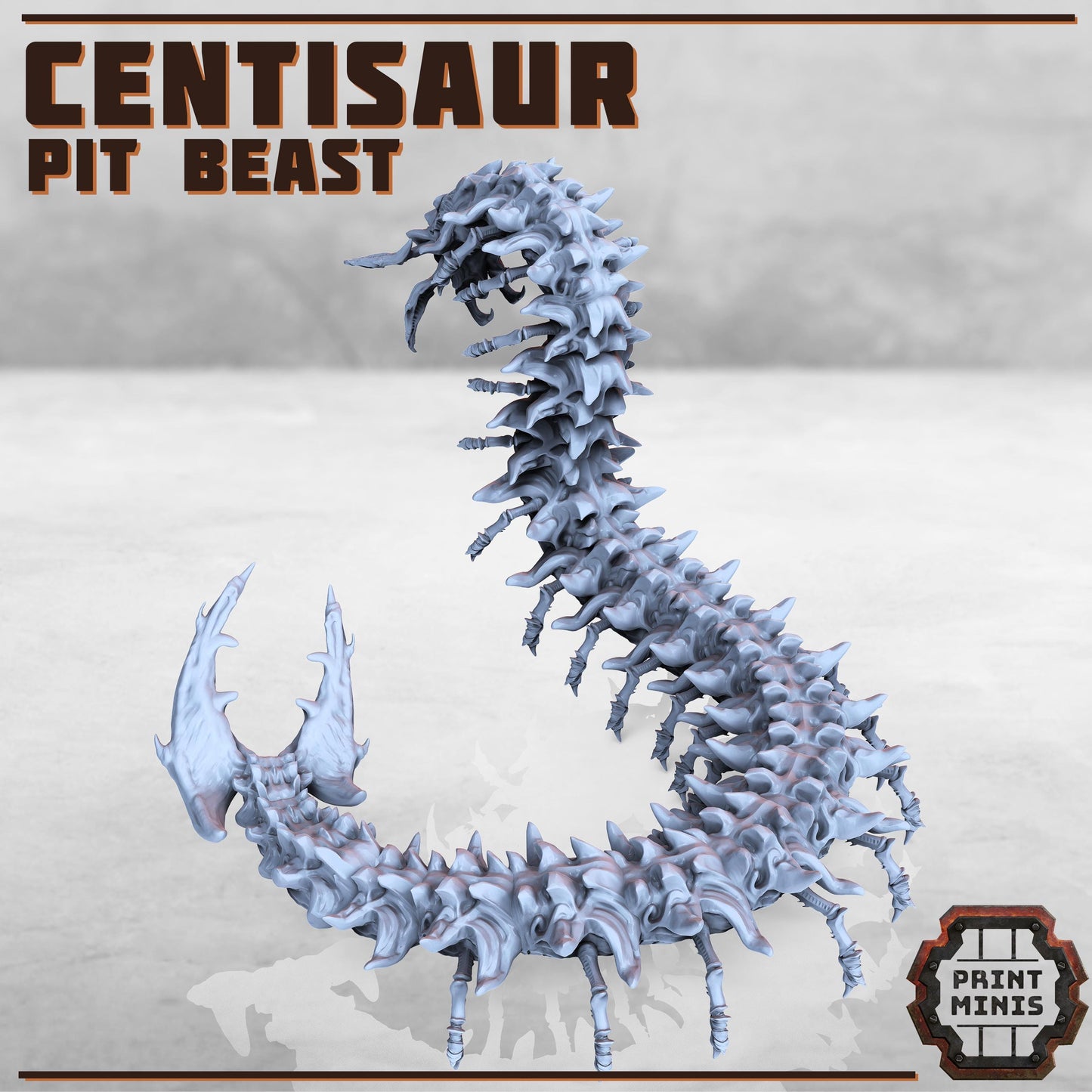 Centisaur - a Pit Beast - Sci-Fi Grimdark Bug aliens by Print Minis