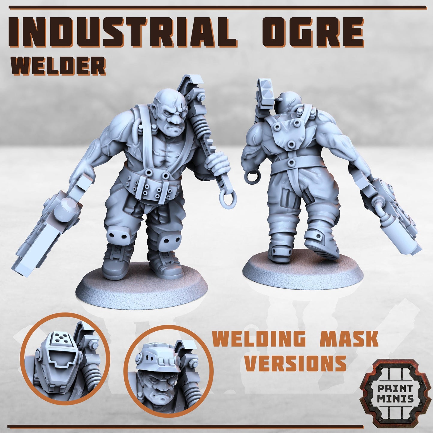 Industrial Slave Ogres  -  Sci-Fi Grimdark Ogres by Print Minis