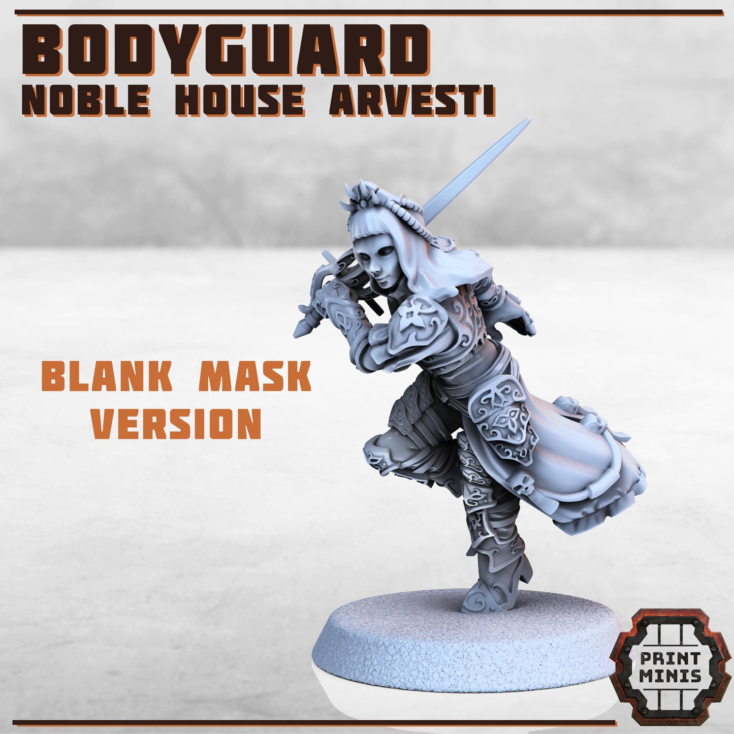 Noble Bodyguard - Sci-Fi Grimdark Mercenaries by Print Minis