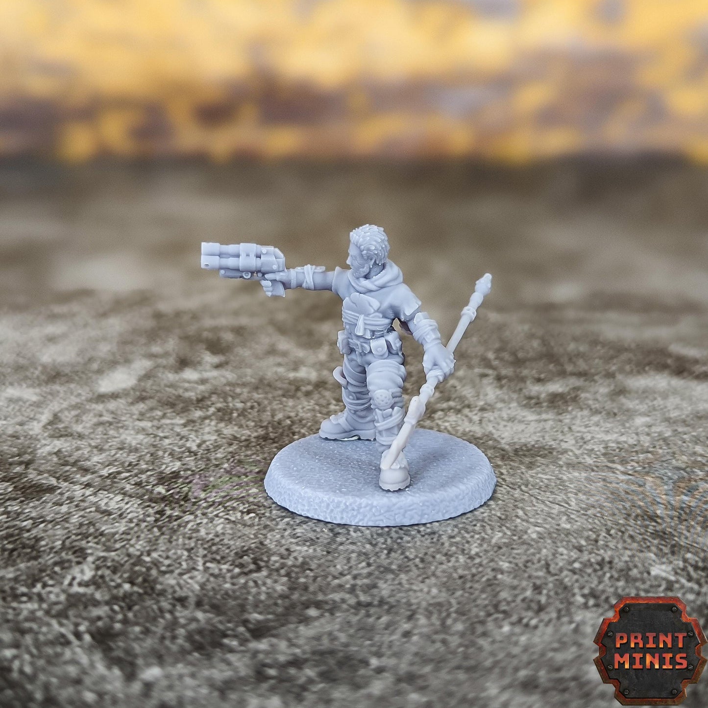 Gallows - Hired Mercenary -  Sci-Fi Grimdark Mercenaries by Print Minis