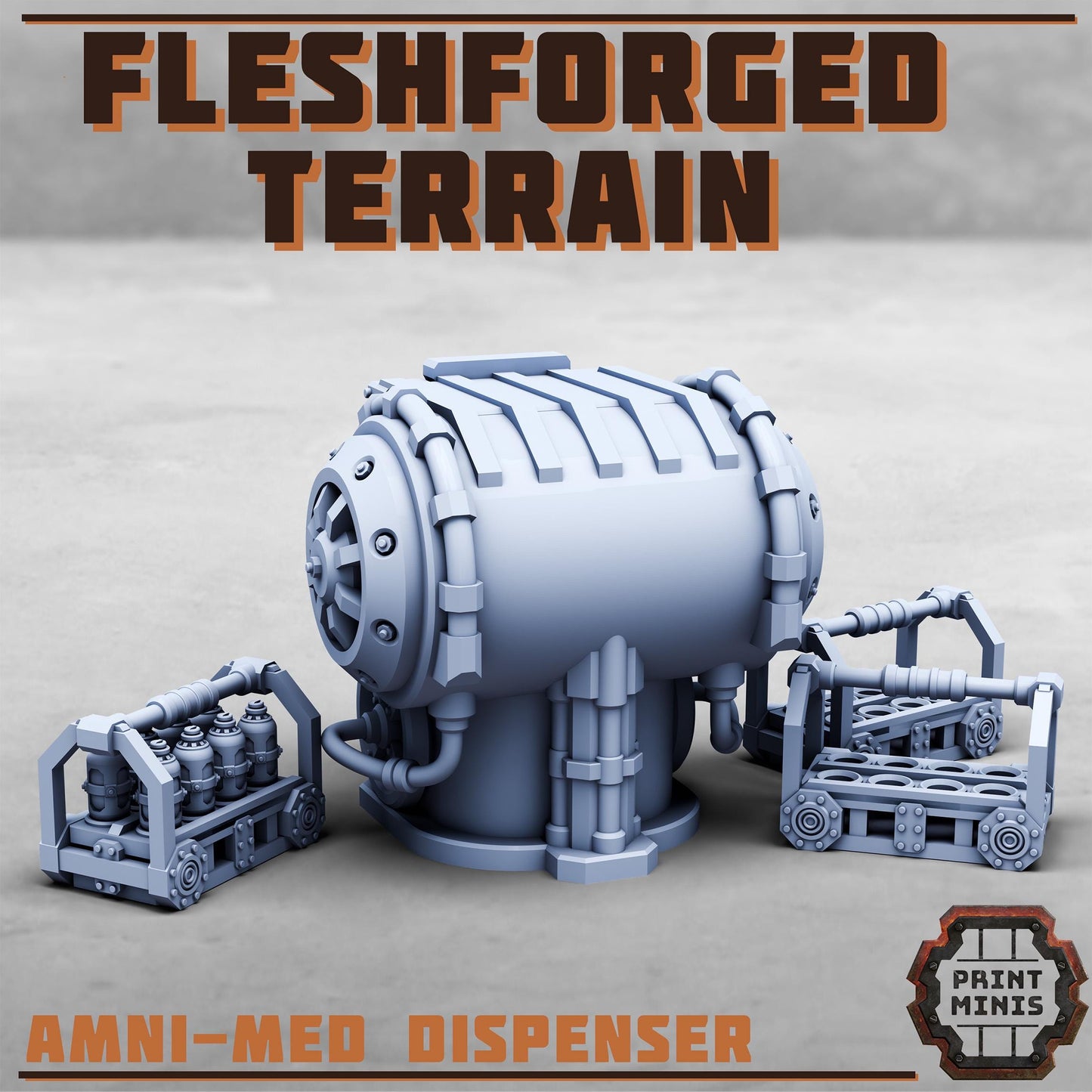 Fleshforged Gang Traps -  Sci-Fi Grimdark City Skirmish Warfare Purifier Mercenaries by Print Minis