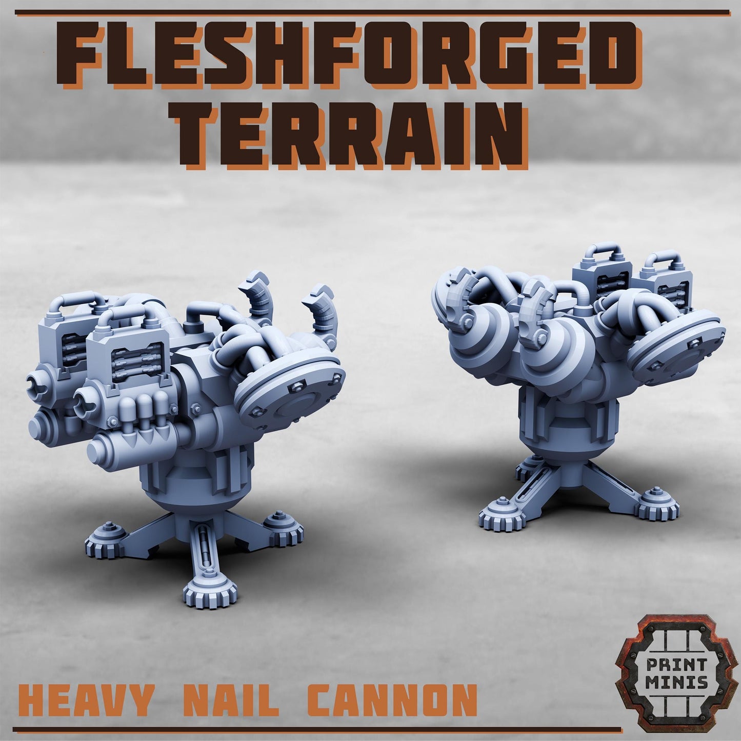 Fleshforged Gang Traps -  Sci-Fi Grimdark City Skirmish Warfare Purifier Mercenaries by Print Minis