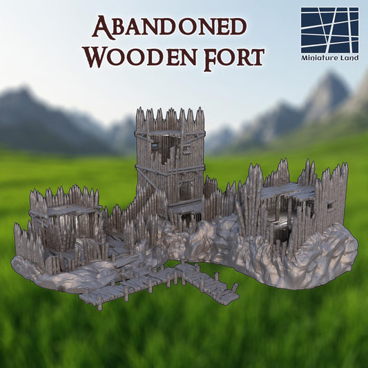 Medieval Guard Fort - Tabletop Terrain - 28 MM, Tabletop 3D Printed Terrain by MiniatureLand, Perfect for Wargaming and RPGs