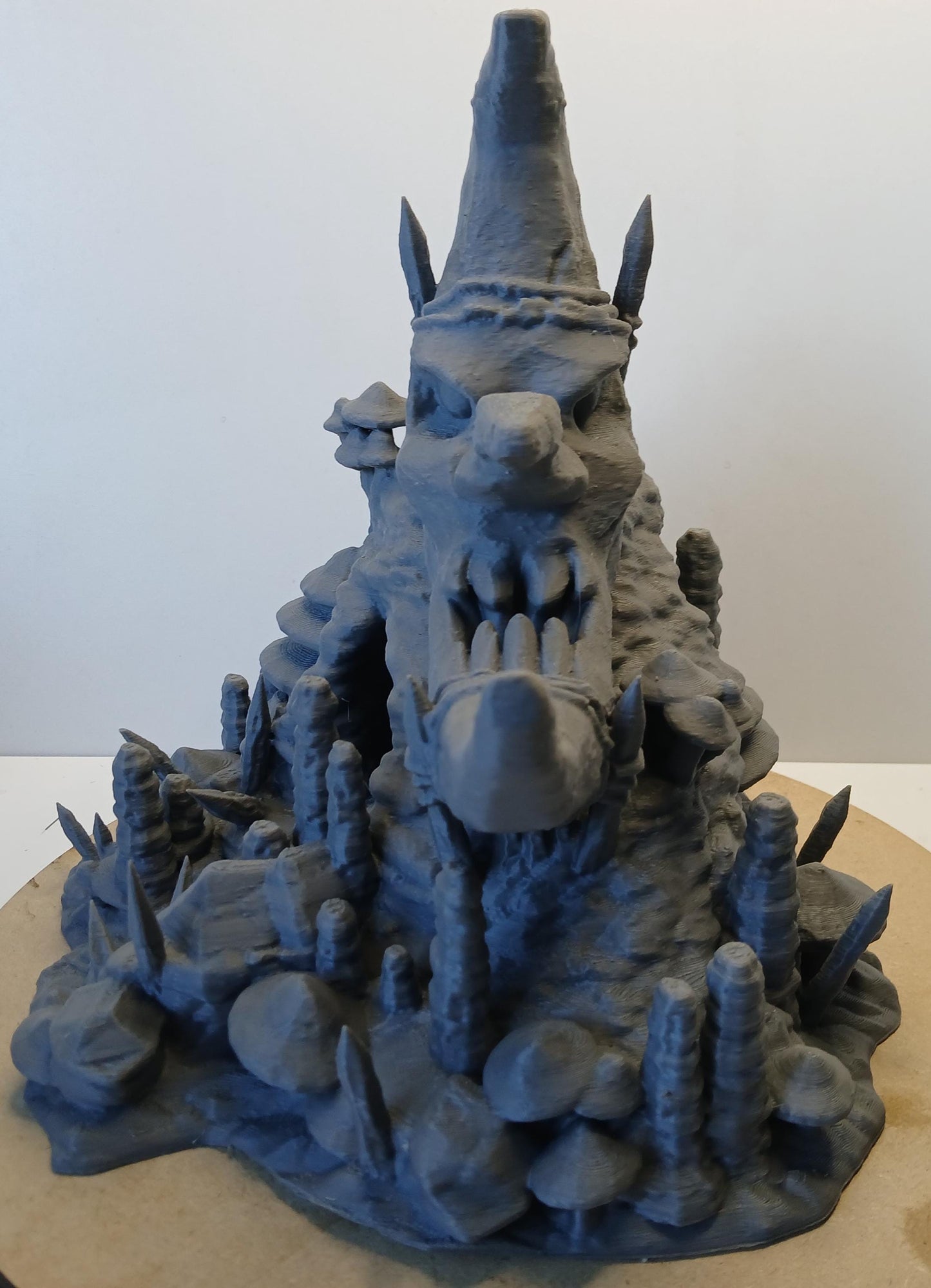 Goblin Moon Shrine - Tabletop Terrain - 28 MM, Tabletop 3D Printed Terrain by MiniatureLand, Perfect for Wargaming and RPGs
