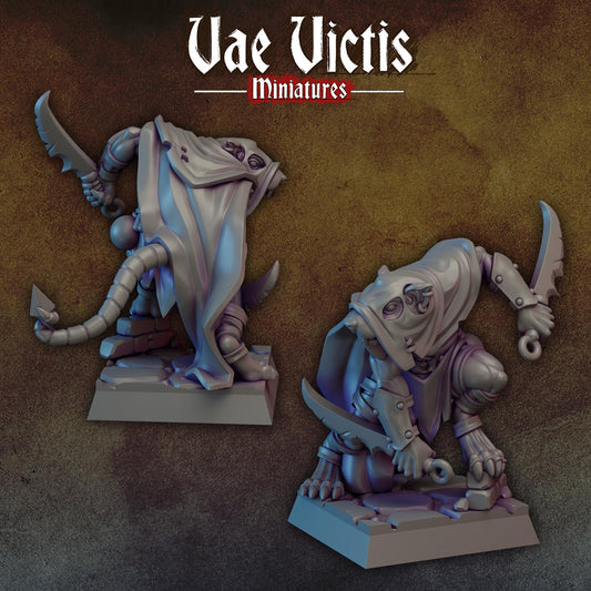 Sewers Stalkers vol.3,  Fantasy Miniatures by Vae Victis, perfect for Fantasy Wargames and Tabletop RPGs