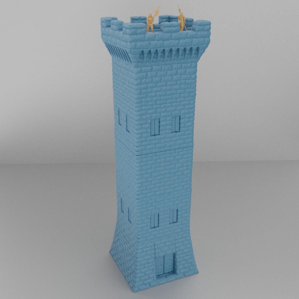 Guard Tower- Tabletop Terrain - 28 MM, Tabletop 3D Printed Terrain by MiniatureLand, Perfect for Wargaming and RPGs