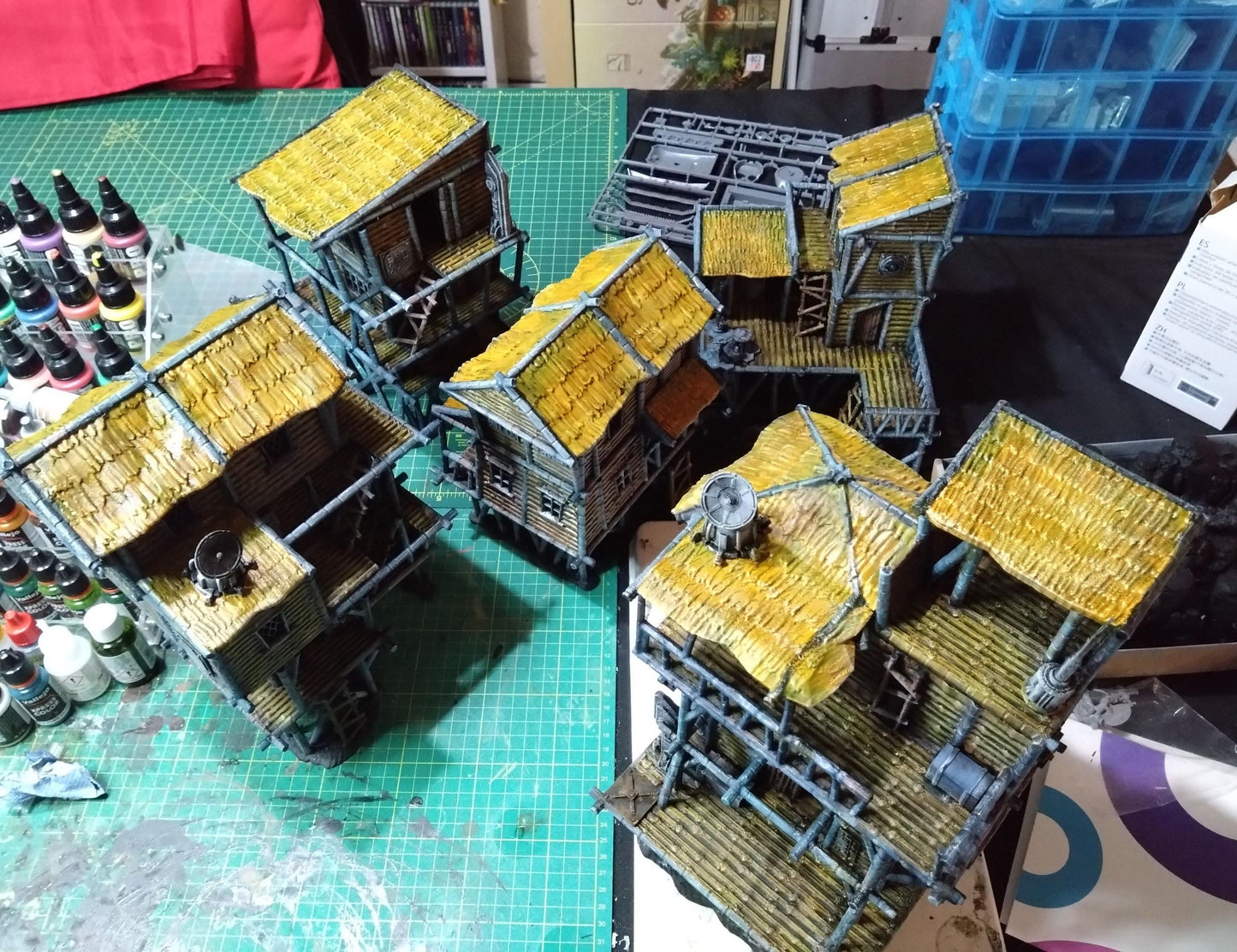 Marsh Settlement - Tabletop Terrain - 28 MM, Tabletop 3D Printed Terrain by MiniatureLand, Perfect for Wargaming and RPGs