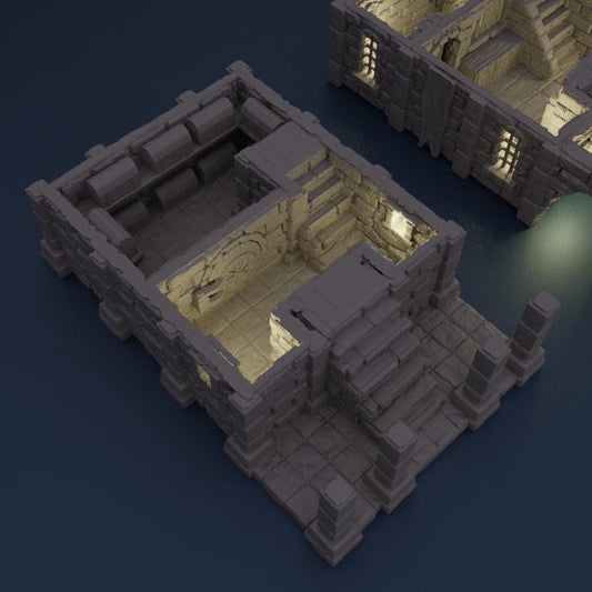 Medieval Bank - Tabletop Terrain - 28 MM, Tabletop 3D Printed Terrain by MiniatureLand, Perfect for Wargaming and RPGs