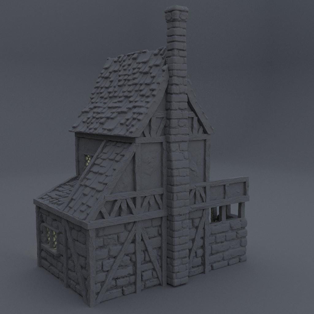 Coffin Maker - Tabletop Terrain - 28 MM, Tabletop 3D Printed Terrain by MiniatureLand, Perfect for Wargaming and RPGs