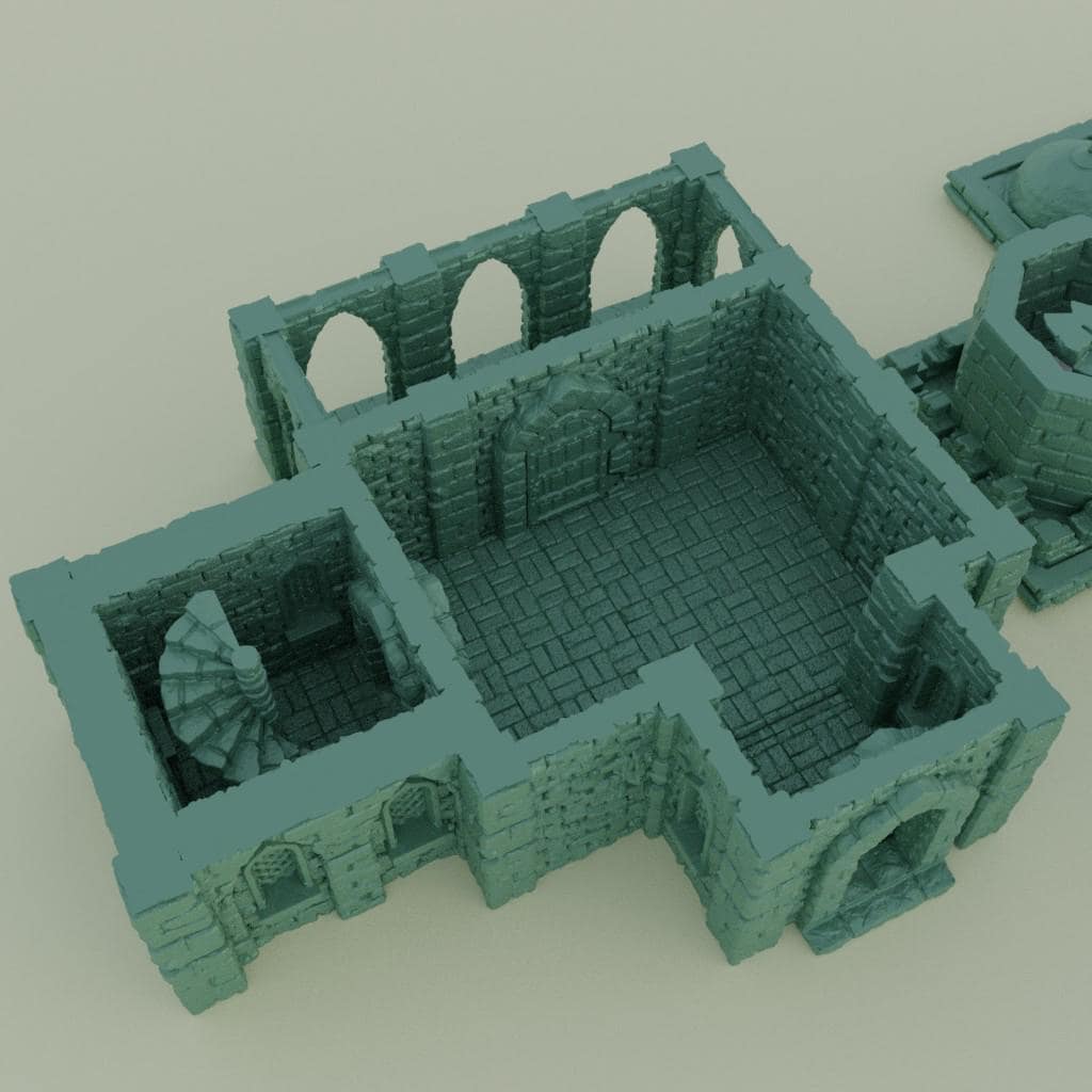Desert Minaret - Tabletop Terrain - 28 MM Tabletop 3D Printed Terrain by MiniatureLand, Perfect for Wargaming and RPGs