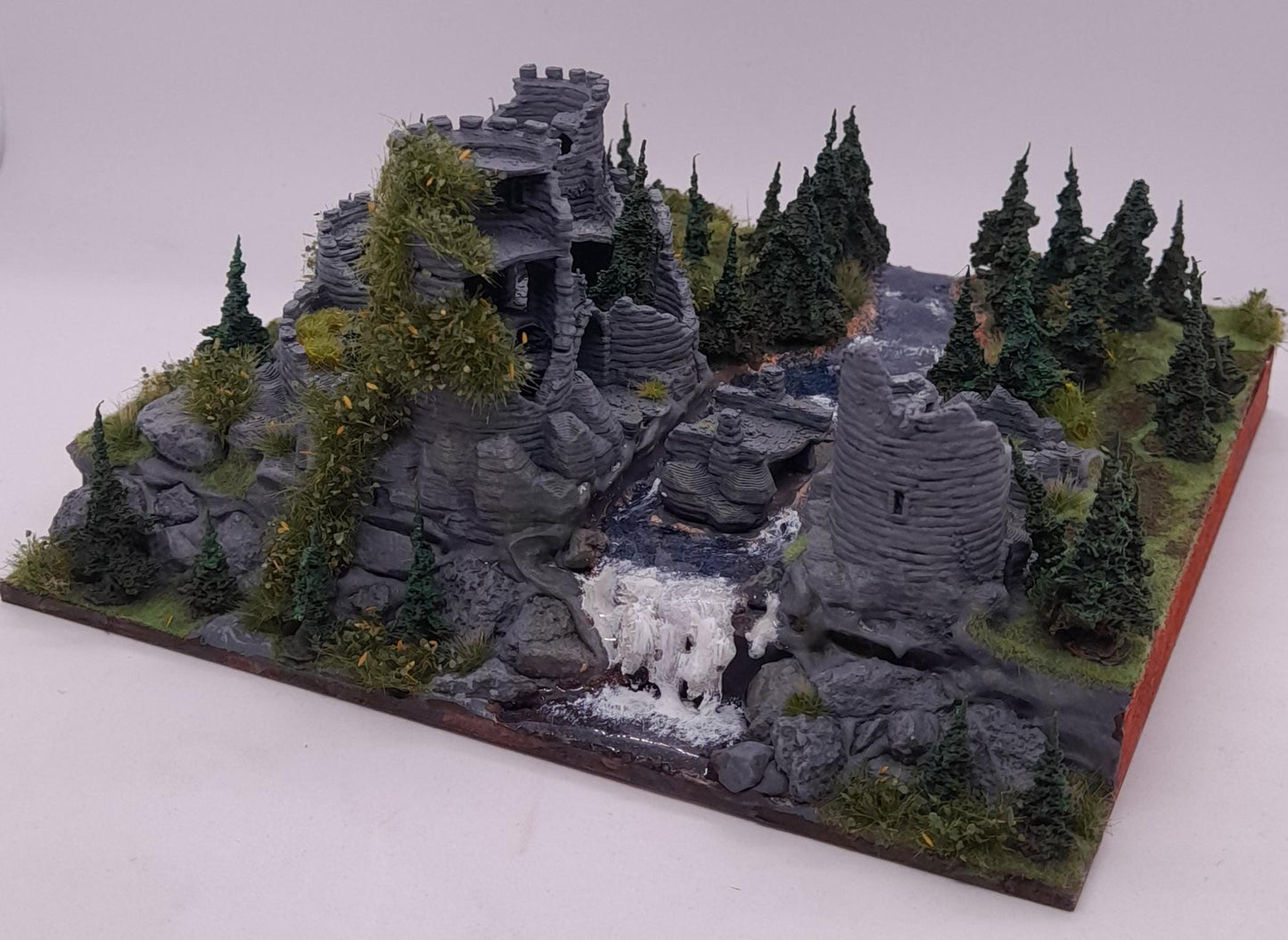 River Ambush Zone - Tabletop Terrain - 28 MM, Tabletop 3D Printed Terrain by MiniatureLand, Perfect for Wargaming and RPGs