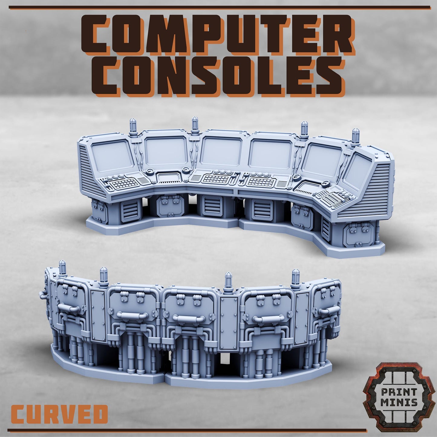 Computer Consoles -  Sci-Fi Grimdark Civilians by Print Minis