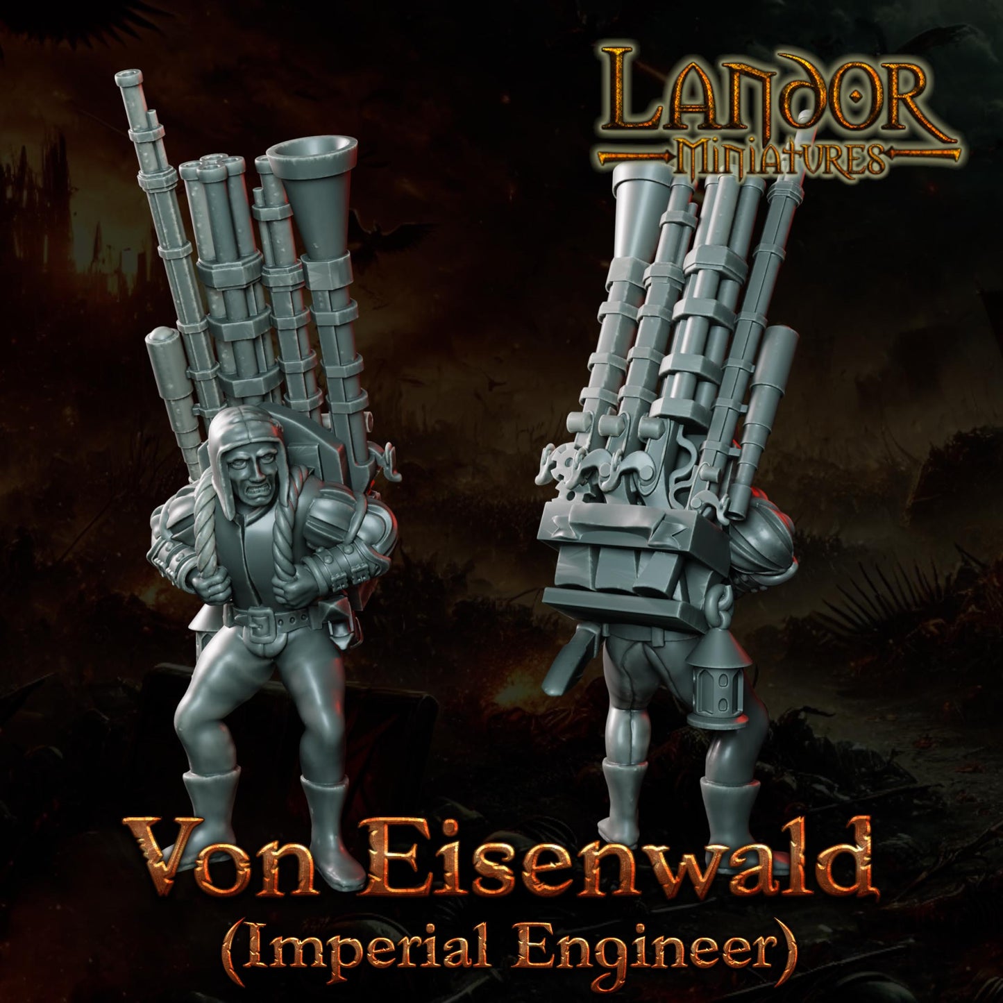 Von Eisenwald (Imperial Engineer), Modular Empire miniatures by Landor Miniatures! Empire for Fantasy Wargames