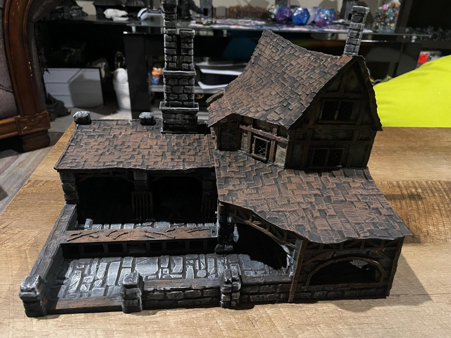 Medieval Gunsmith - Tabletop Terrain - 28 MM, Tabletop 3D Printed Terrain by MiniatureLand, Perfect for Wargaming and RPGs