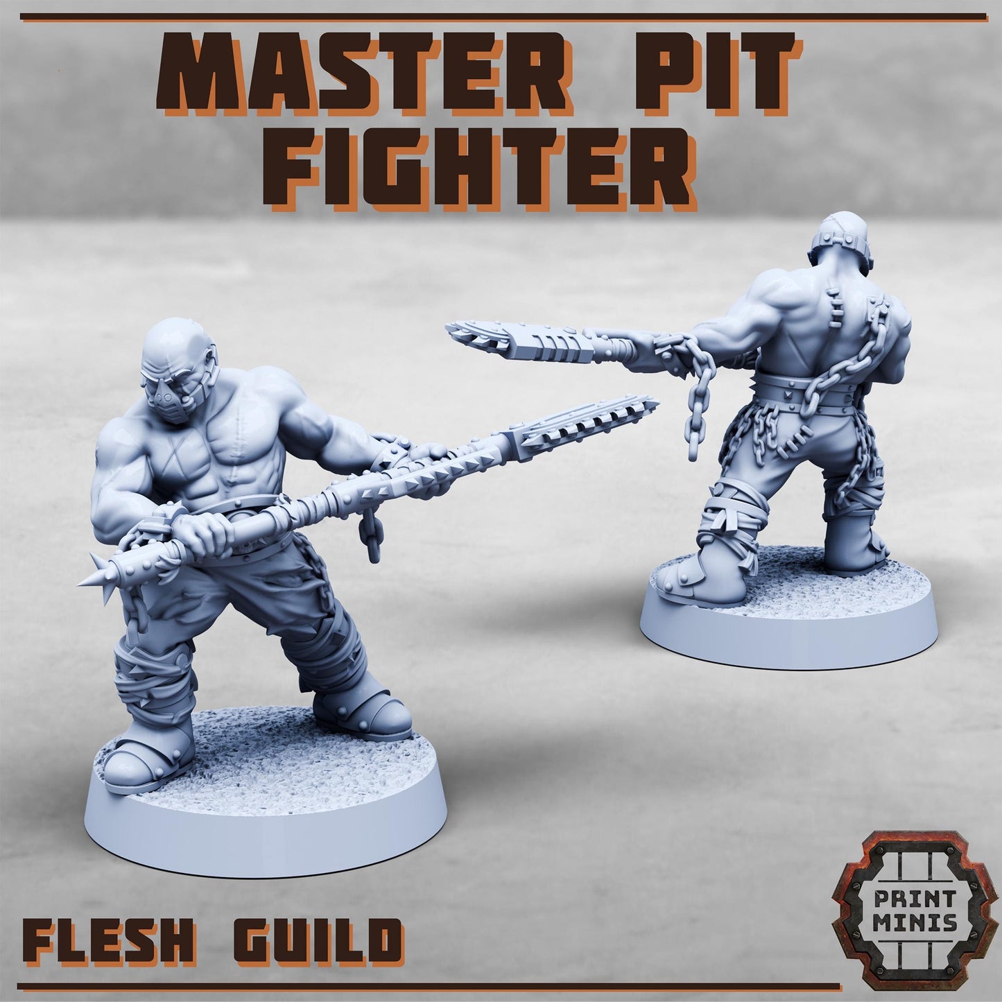 Master Pit Fighters - Flesh Guild -  Sci-Fi Grimdark Mercenaries by Print Minis