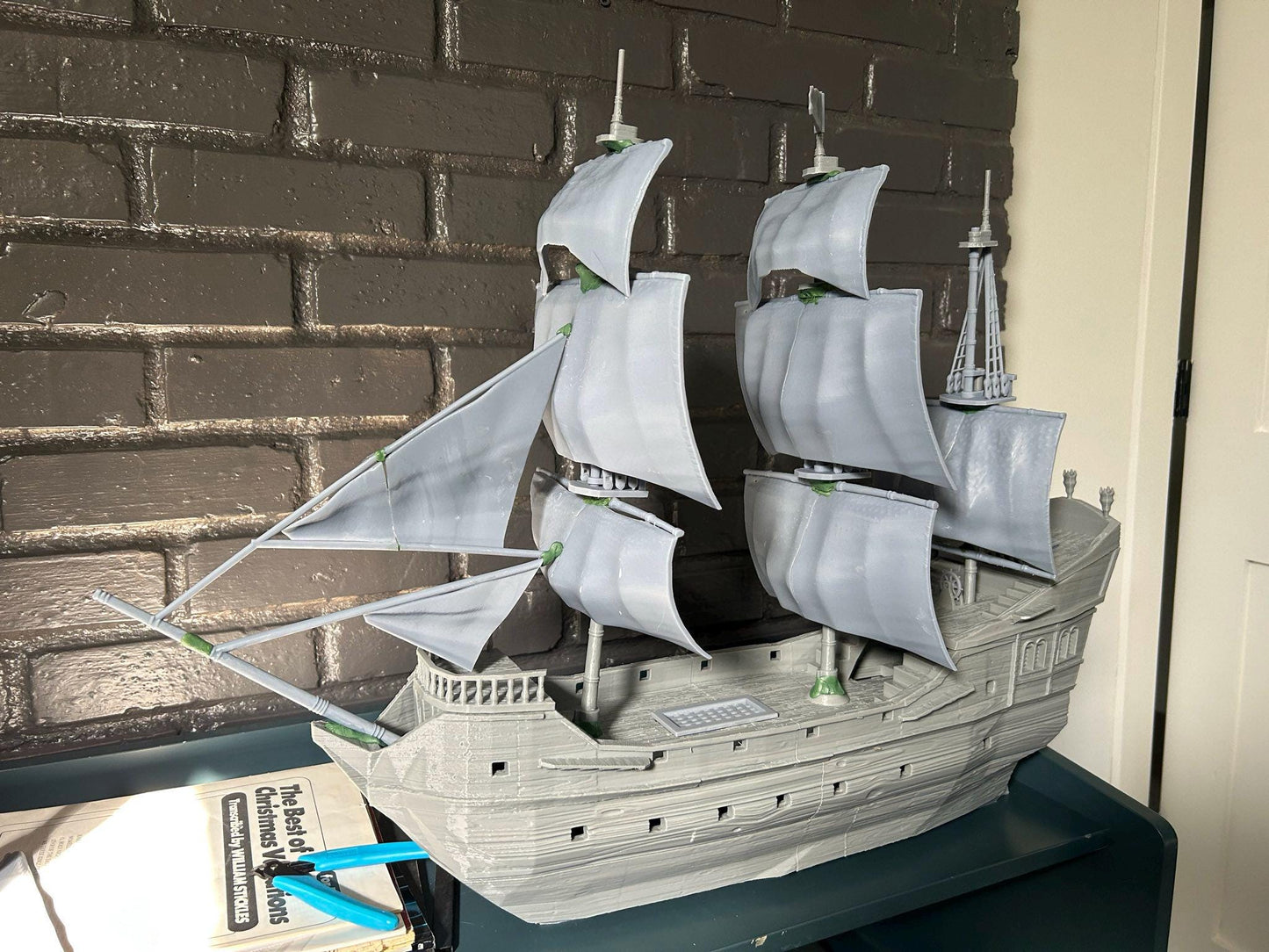 Pirate Galley - Tabletop Terrain - 28 MM, Tabletop 3D Printed Terrain by MiniatureLand, Perfect for Wargaming and RPGs