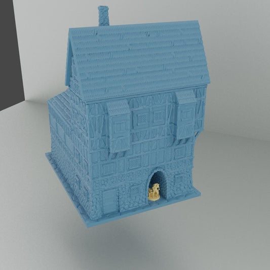 Store House - Tabletop Terrain - 28 MM Tabletop 3D Printed Terrain by MiniatureLand, Perfect for Wargaming and RPGs