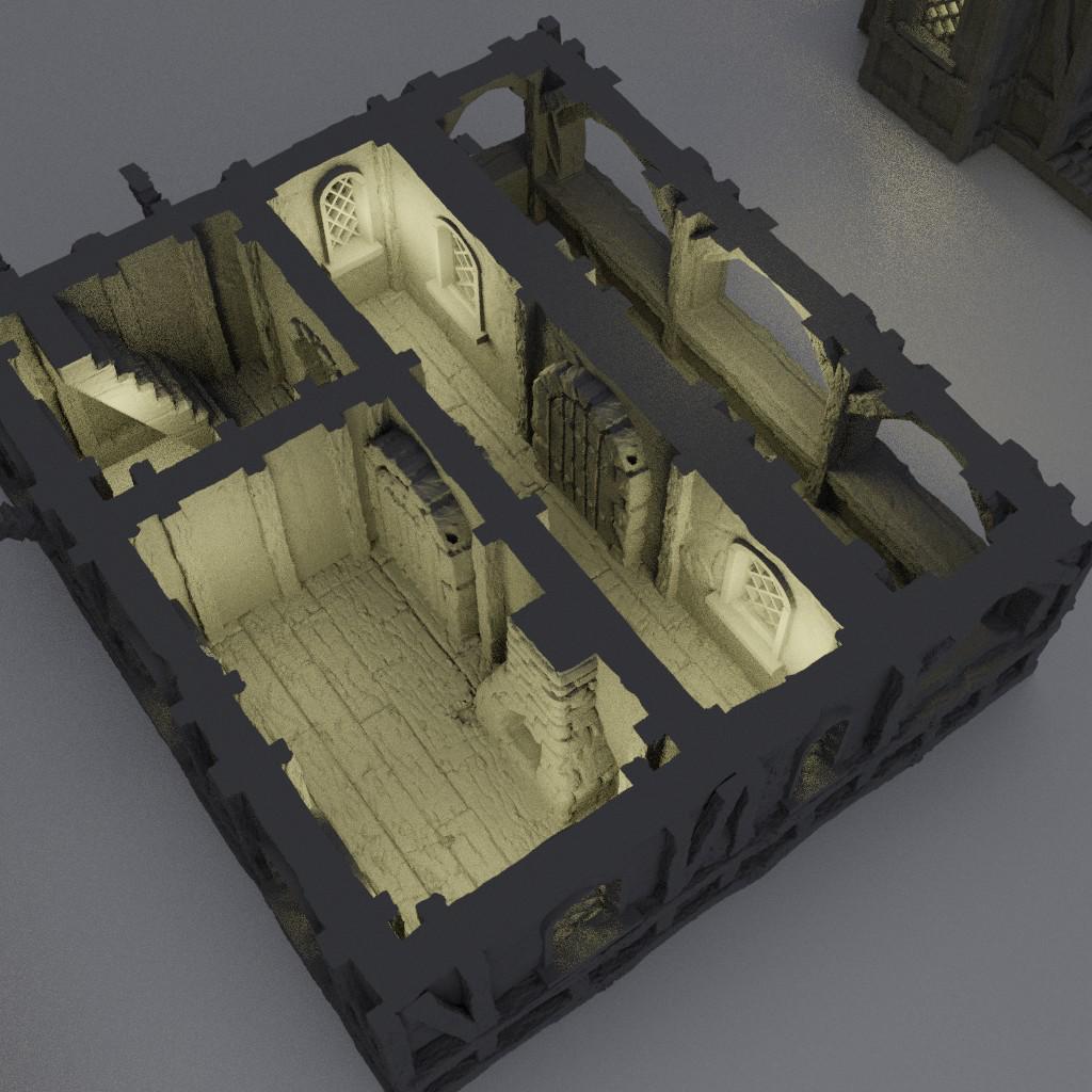 Small Village Prison - Tabletop Terrain - 28 MM, Tabletop 3D Printed Terrain by MiniatureLand, Perfect for Wargaming and RPGs