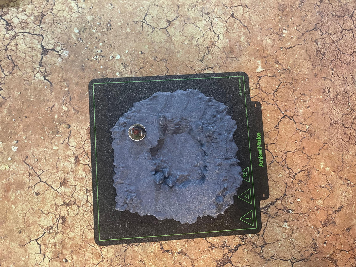 Raised Caverns - Tabletop Terrain - 28 MM, Tabletop 3D Printed Terrain by MiniatureLand, Perfect for Wargaming and RPGs