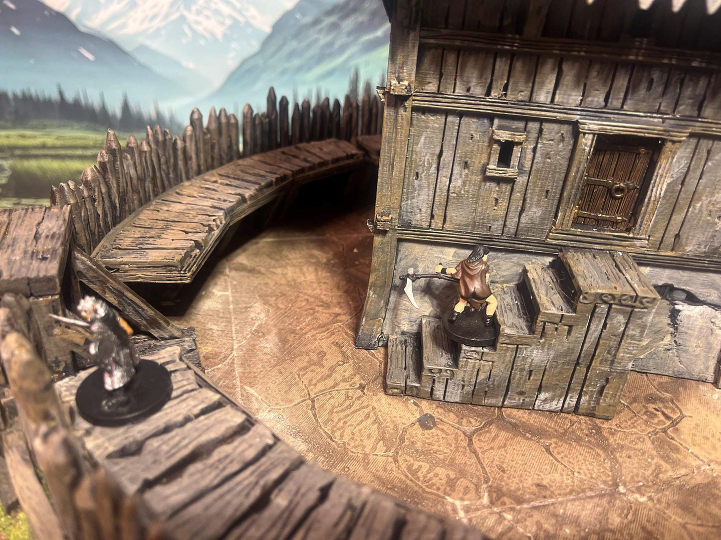 Fantasy Motte and Bailey Castle by GameScape3D - 3D Printed Tabletop Terrain, Perfect for Wargames, Board Games, Role Playing Games