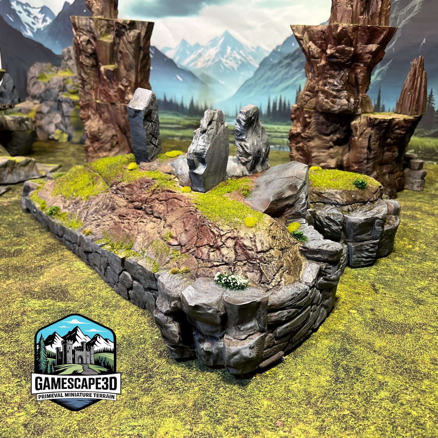 Barrow Graves by GameScape3D - 3D Printed Tabletop Terrain, Perfect for Wargames, Board Games, Role Playing Games