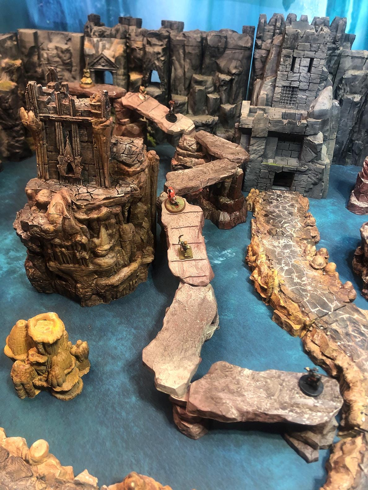 Troglodyte Bridge System - 3D Printed Tabletop Terrain, Perfect for Wargames, Board Games, Role Playing Games