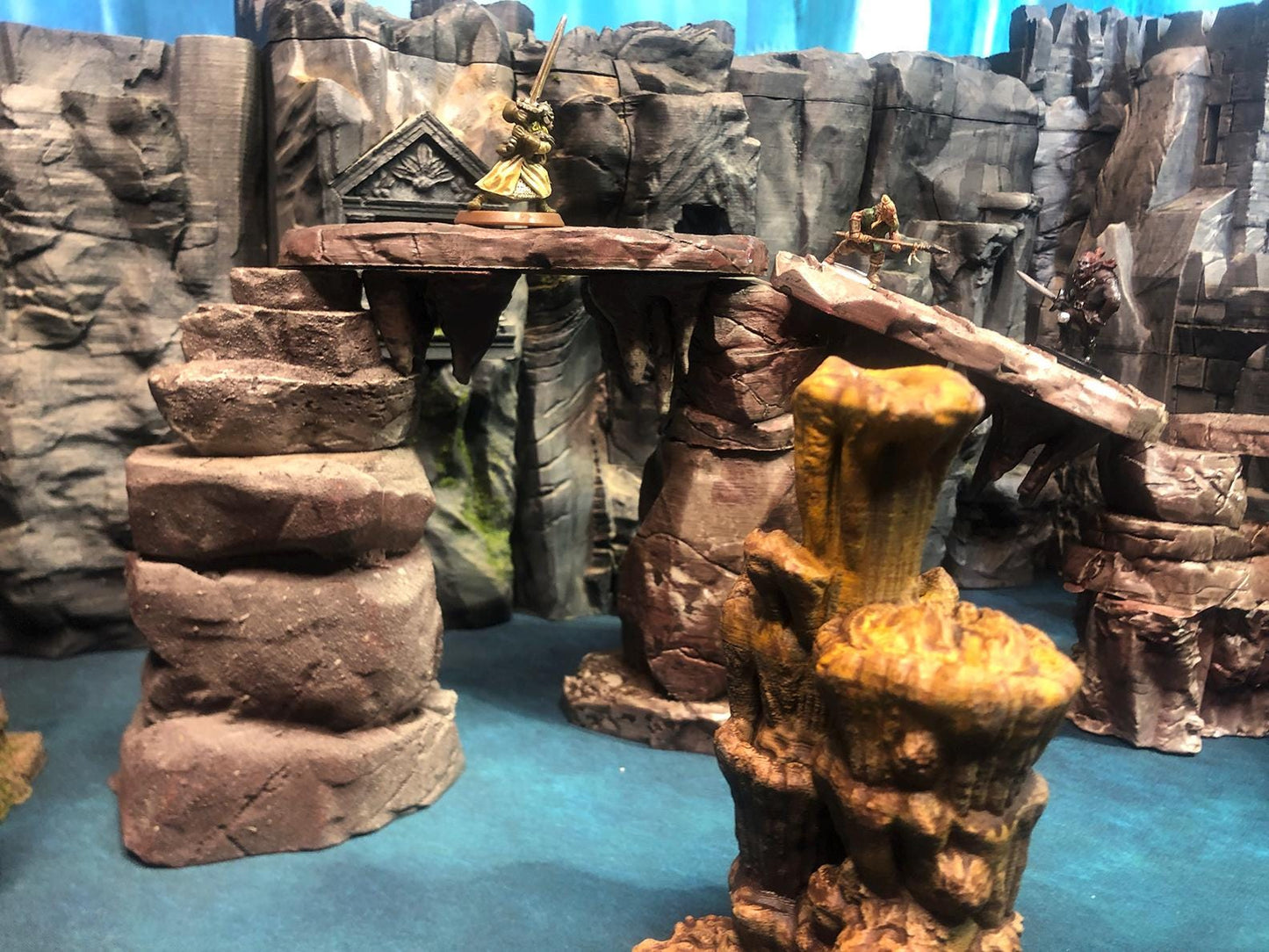 Troglodyte Bridge System - 3D Printed Tabletop Terrain, Perfect for Wargames, Board Games, Role Playing Games