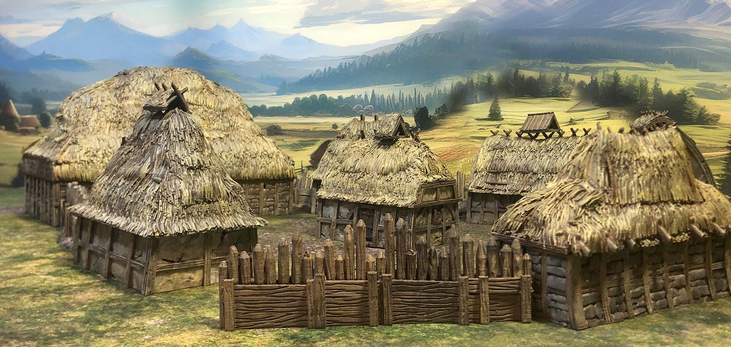 Eastlingham: Rural Peasant Hamlet by GameScape3D - 3D Printed Tabletop Terrain, Perfect for Wargames, Board Games, RPGs