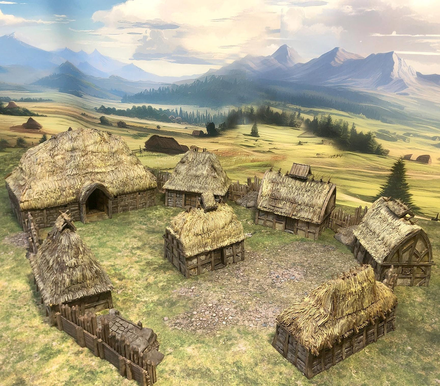 Eastlingham: Rural Peasant Hamlet by GameScape3D - 3D Printed Tabletop Terrain, Perfect for Wargames, Board Games, RPGs