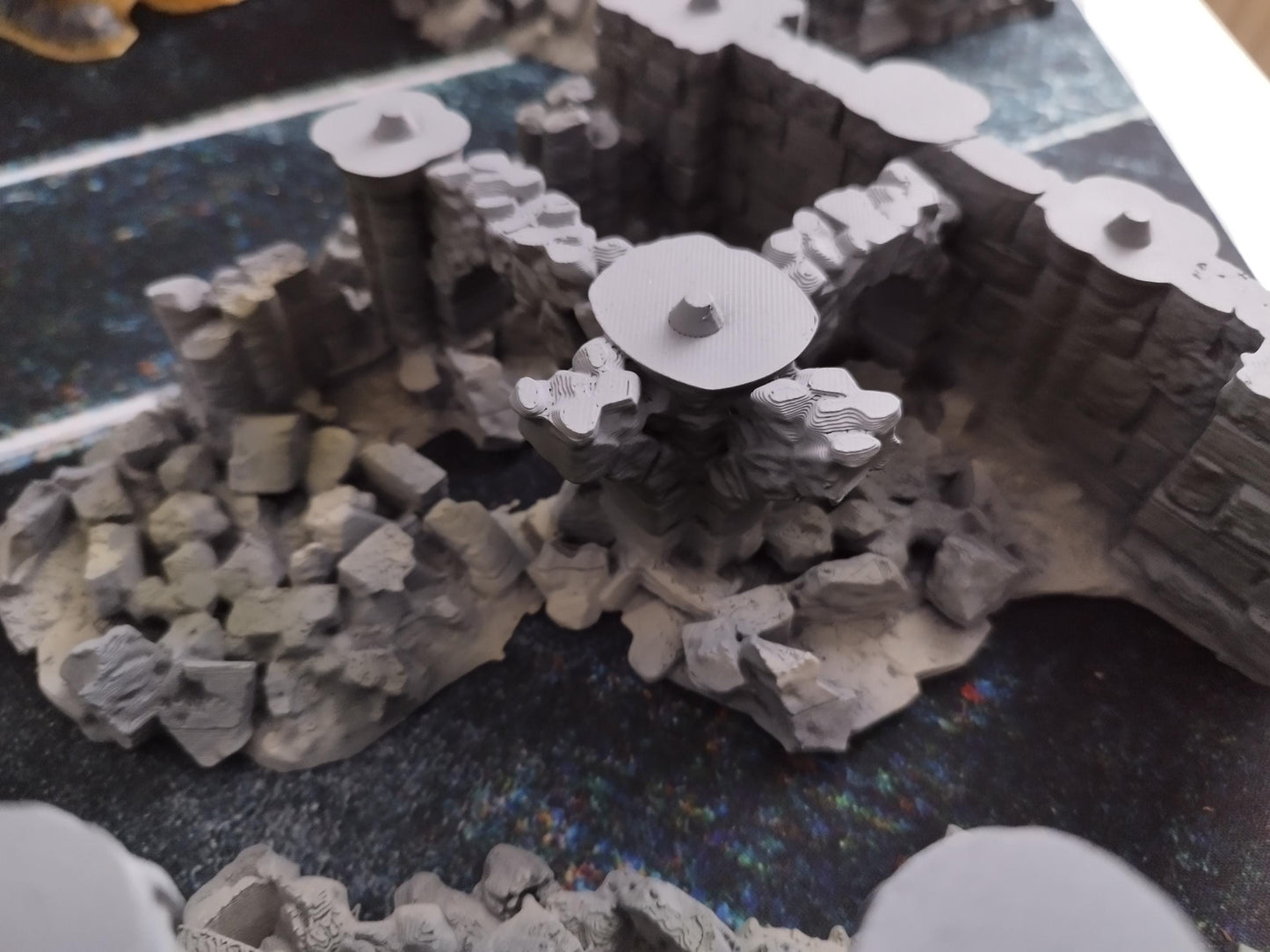 The Lost City: Medium and Small Ruins - 3D Printed Tabletop Terrain, Perfect for Wargames, Board Games, Role Playing Games