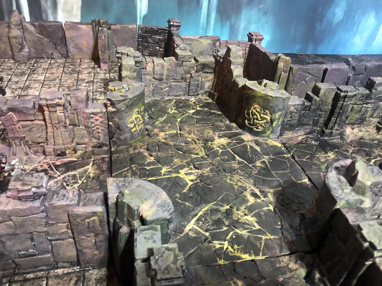 Underdark Cave Road Expansion: Abandoned Dwarven Settlement- 3D Printed Tabletop Terrain, Perfect for Wargames, Board Games, RPGs