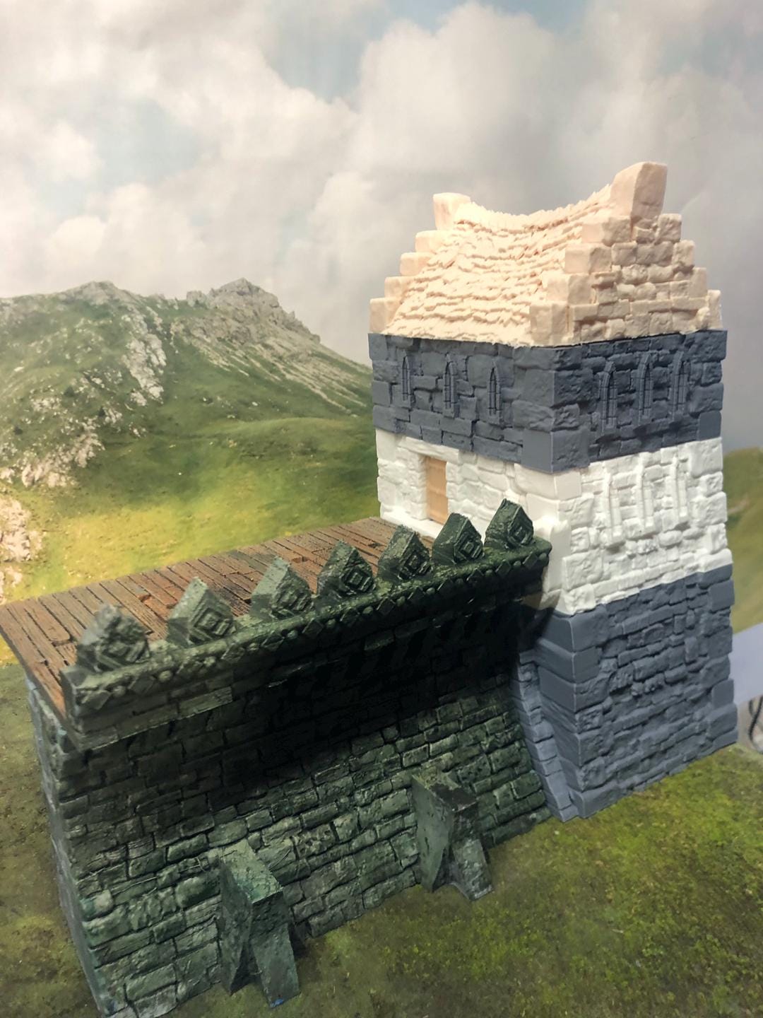 ARX RENOVATUR EXPANSION: Small Gate and Towers by GameScape3D - 3D Printed Tabletop Terrain, Perfect for Wargames