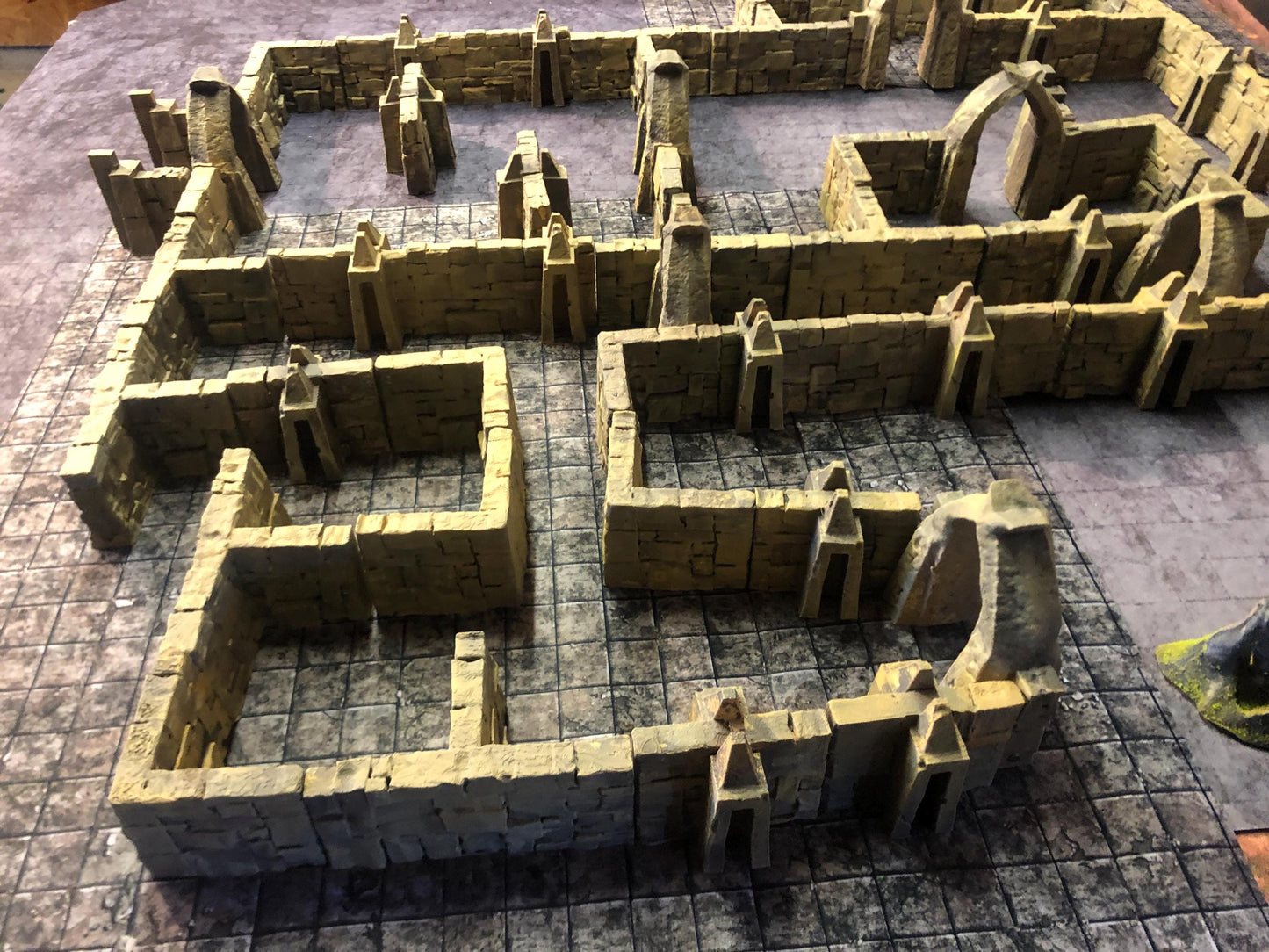 Catacomb Magnet Wall Set - 3D Printed Tabletop Terrain, Perfect for Wargames, Board Games, Role Playing Games