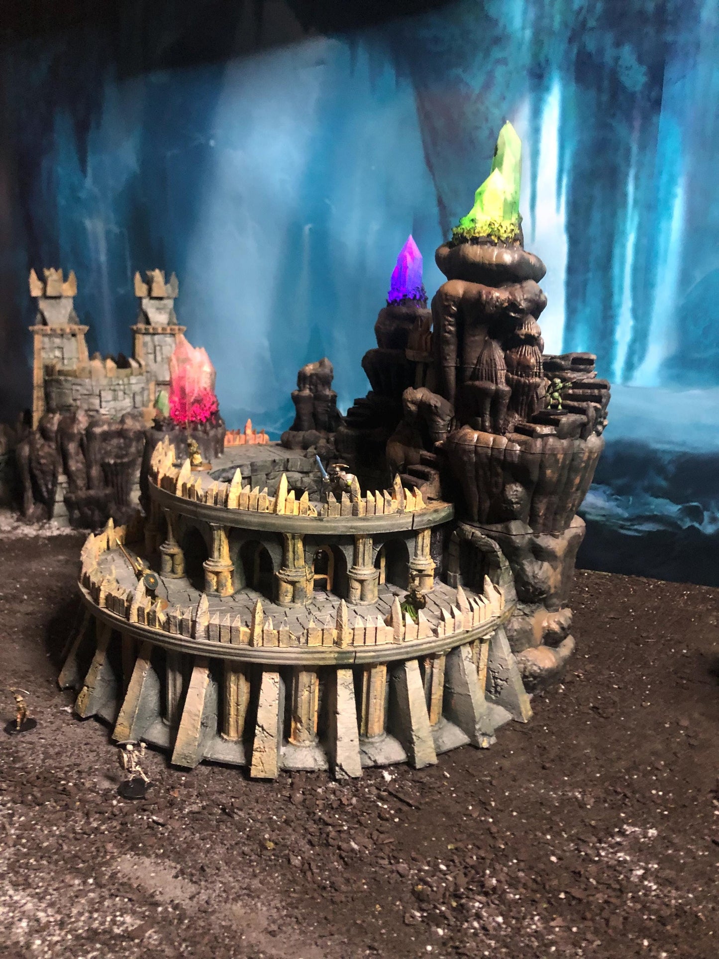 Pit Fiend's Underdark Colosseum and Tavern by GameScape3D - 3D Printed Tabletop Terrain, Perfect for Wargames, Board Games, RPGs