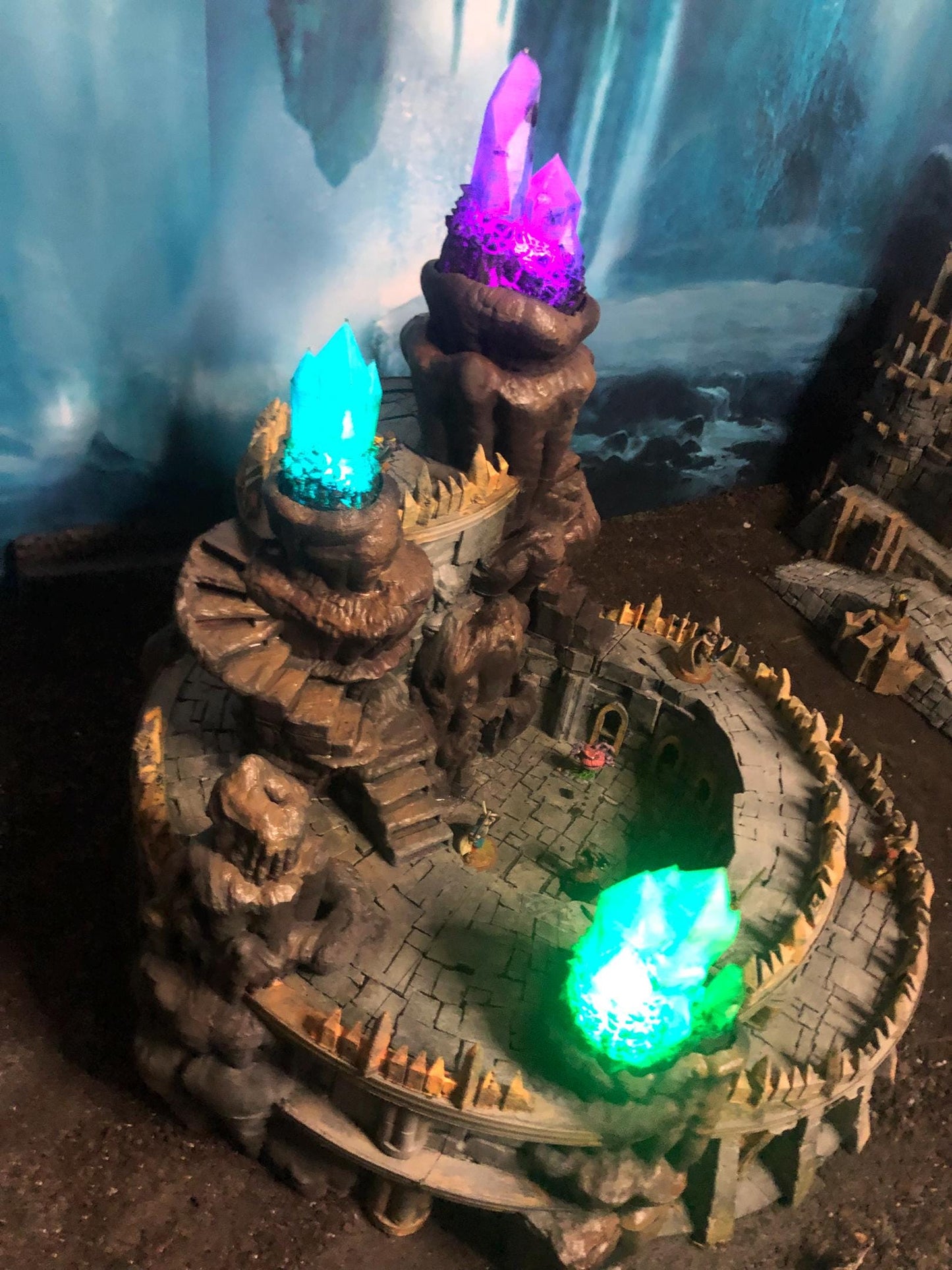 Pit Fiend's Underdark Colosseum and Tavern by GameScape3D - 3D Printed Tabletop Terrain, Perfect for Wargames, Board Games, RPGs